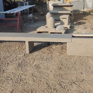 Banca Jardinera 430 cm Hormigón Pulido