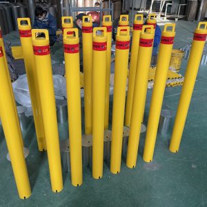 Bolardos Desmontables con efecto disuasivo